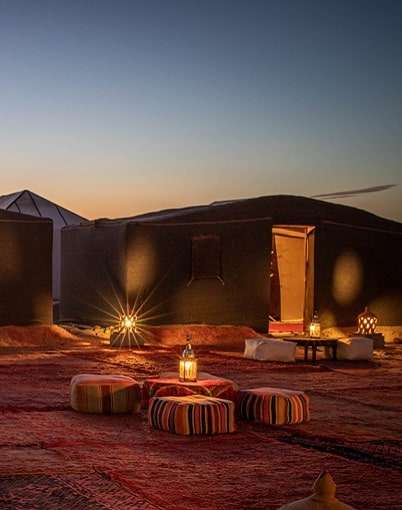 Bivouac désert Maroc